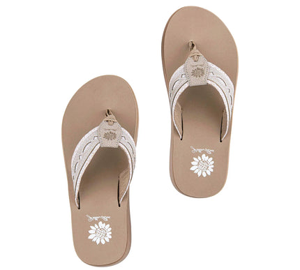 Yellow Box Galya Sand Flatform Toe Post Sandal Women's sizes 6-10/NEW!