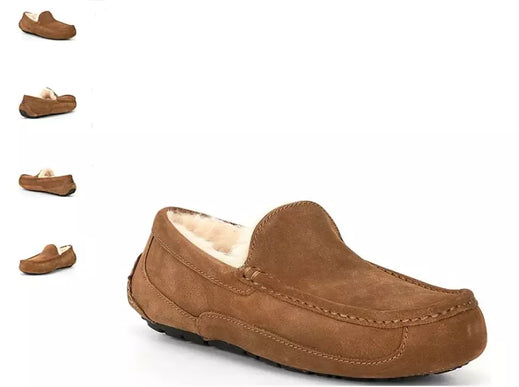 UGG Ascot Chestnut Slipper Slip-on Loafer Men's US sizes 7-14/NEW!!!