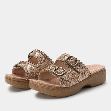Alegria Oona Fancy Gold Leather Strappy Sandal Women sizes EU 36-41 NEW