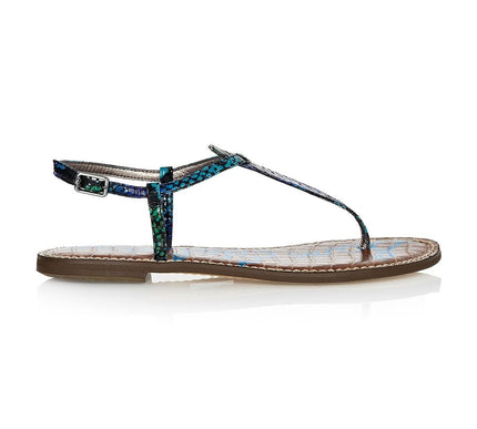 Sam Edelman Gigi Swamp Snake Leather Ankle Strap Sandal womens 5-12/ NEW!!!