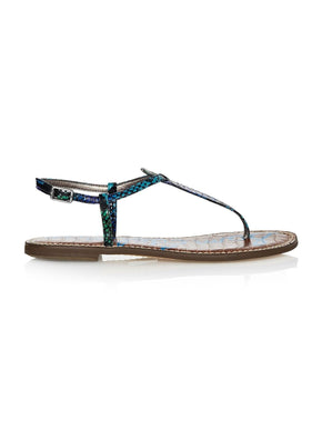 Sam Edelman Gigi Swamp Snake Leather Ankle Strap Sandal womens 5-12/ NEW!!!