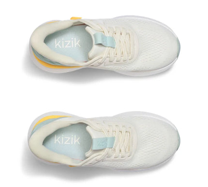 Kizik Athens 2 Oatmeal/Pristine Hands-Free Slip in/on Shoes Womens sizes 6-10