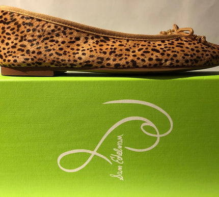 Sam Edelman Felicia Luxe Speckled Cheetah Multi Ballet Flat Women sizes 6-10/NEW