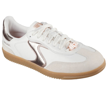 SKECHERS Hotshot Cool Glow White Rosegold Sneaker Women's sizes 5-11/NEW!!!