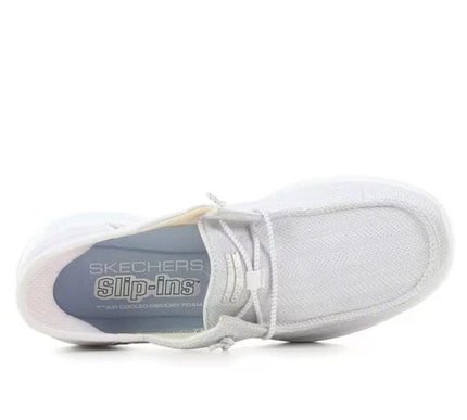 SKECHERS GO WALK Joy Fantasia White Silver Sneaker Women's sizes 5-11/NEW!!!