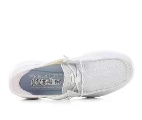 SKECHERS GO WALK Joy Fantasia White Silver Sneaker Women's sizes 5-11/NEW!!!