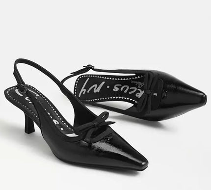Circus by Sam Edelman Cassidy Black Patent Slingback Women's sizes 6-11/ NEW!!
