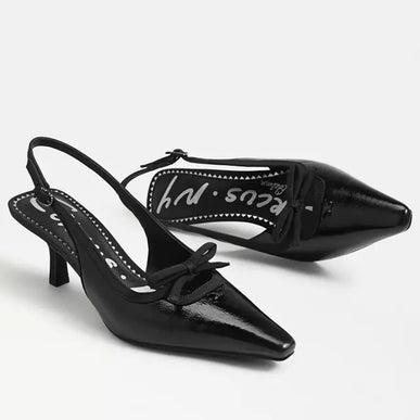Circus by Sam Edelman Cassidy Black Patent Slingback Women's sizes 6-11/ NEW!!