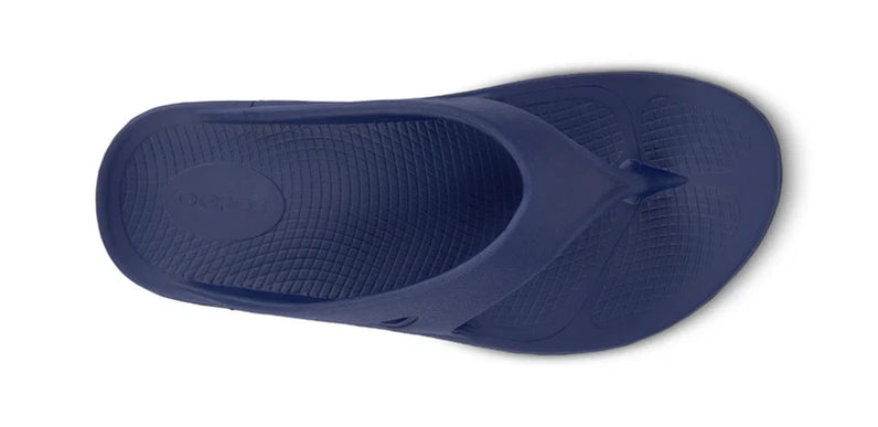 OOFOS OOriginal Thong Sandal Navy Mens and Womens Sizes M3/W5-M13/W15 NEW