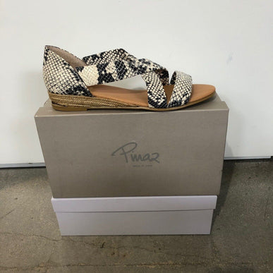 Pinaz Irina Snake Beige Leather Sandal 317 AO Women's EU sizes 36-41/6-11 NEW!!!