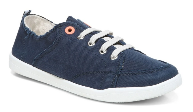 Vionic Pismo Navy Casual Canvas Sneaker Women sizes 5-11/NEW! MEDIUM