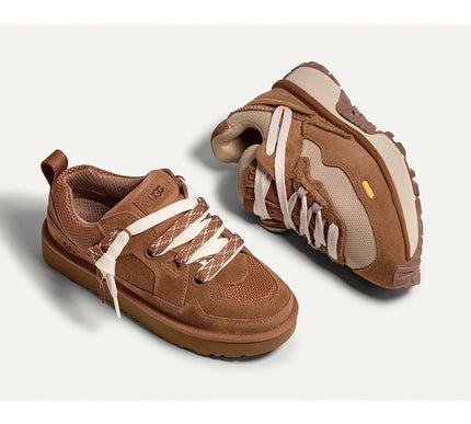 UGG Lo Lowmel Chestnut Suede Mesh Sneakers Womens sizes 5-12-NEW