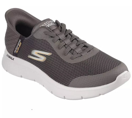 SKECHERS Go Walk Flex Hands Free Brown Slip-ins Sneaker Men's sizes 7-14/NEW!!!