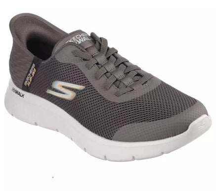 SKECHERS Go Walk Flex Hands Free Brown Slip-ins Sneaker Men's sizes 7-14/NEW!!!