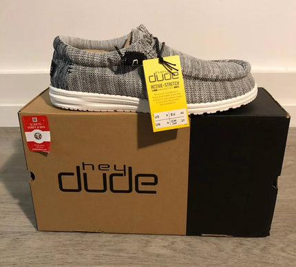 Hey Dude Wally Stretch Yin and Yang Sneaker Shoe Men's Sizes US 7-15/NEW!!!!