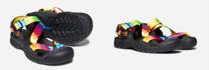 Keen Zerraport II Multi Tye-Dye/Black Sport Sandal Men's sizes 7-15 NEW!!!
