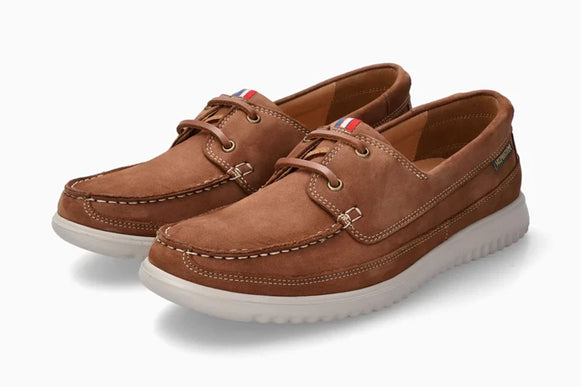 Mephisto Trevis Brown Leather Boat Shoe Mens US Sizes 7-13 NEW