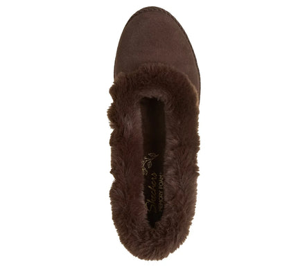 Skechers Cozy Ballet Chocolate Slipper Women sizes 6-11