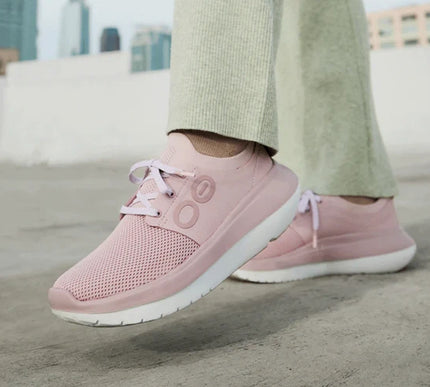 OOFOS OOmy Stride Stardust Pink Shoes Sneakers Womens Sizes W6-W11 NEW