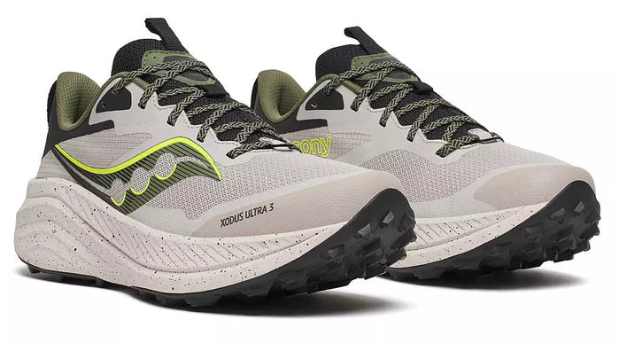 Saucony Xodus Ultra 3 Dove/Olivine Trail Running Shoe Men's US Sizes 7-15 NEW!!