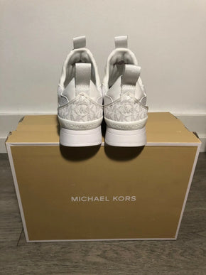 Michael Kors Allie Stride Bright White Slip-on Sneaker Sizes 5-10/NEW!!!
