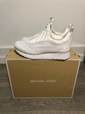 Michael Kors Allie Stride Bright White Slip-on Sneaker Sizes 5-10/NEW!!!