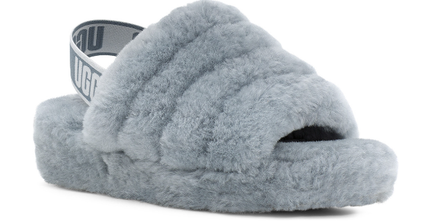 UGG Fluff Yeah Ash Fog Slide Slipper Women's US sizes 5-11/NEW!!!