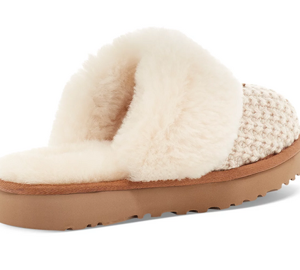 UGG Cozy Knit Cream Shearling Slippers Women's US sizes 5-12/NEW!!!