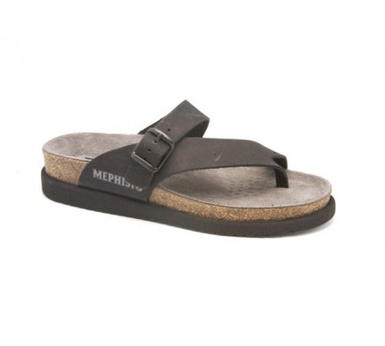 Mephisto Helen Black Nubuck Comfort Sandal Womens Sizes 35-42 NEW!!!