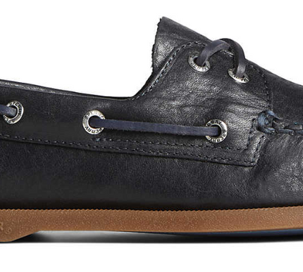 Sperry A/O Authentic Original 2 Eye Pull-Up Navy Boat Shoe Men's sizes 7-16 M