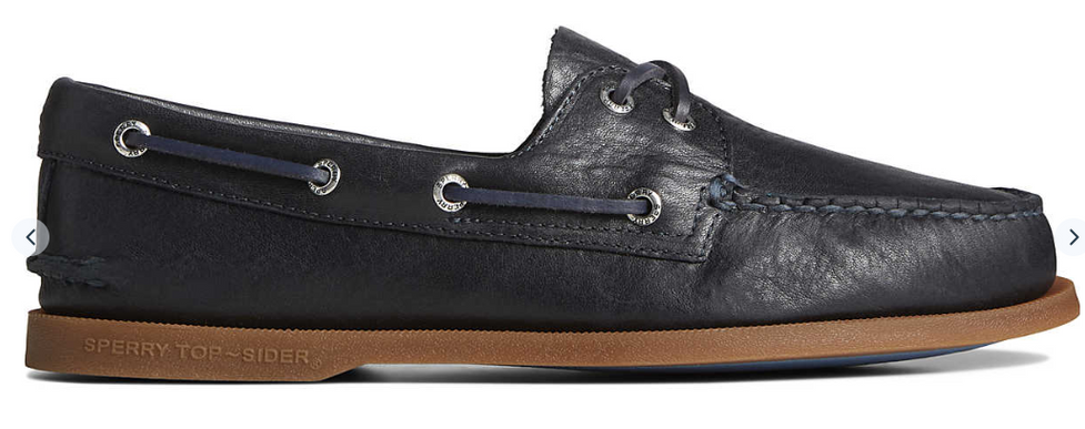 Sperry A/O Authentic Original 2 Eye Pull-Up Navy Boat Shoe Men's sizes 7-16 M