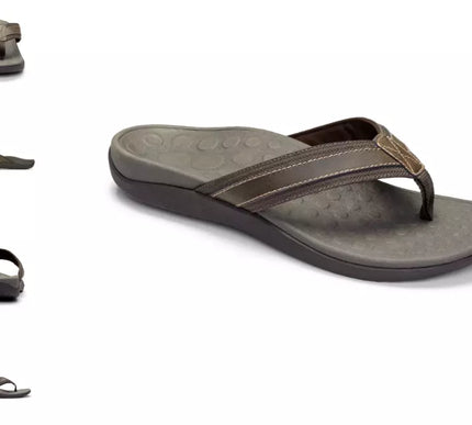 Vionic Tide Brown Men's Comfort Sandal Flip Flop US sizes 7-14 NEW!!!