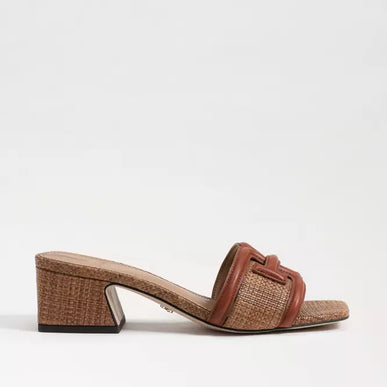 Sam Edelman Waylon Cognac Cuoio Weave Slide Sandal Women's US sizes 6-10/NIB!!!