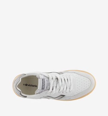 Victoria Berlin Effecto Acero Silver Sneaker Women EU sizes 37-41/US 6-10 NEW