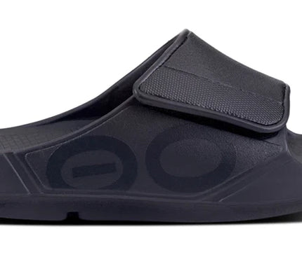 OOFOS OOahh Sport Flex Sandal Slide Black Mens and Womens Sizes M4/W6-M13/W15NEW