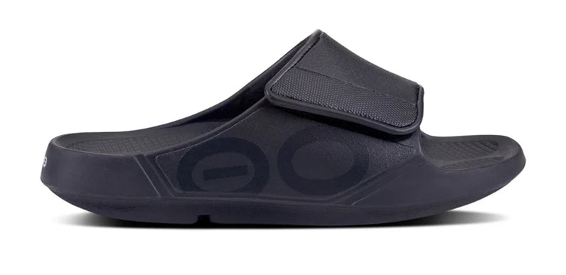 OOFOS OOahh Sport Flex Sandal Slide Black Mens and Womens Sizes M4/W6-M13/W15NEW