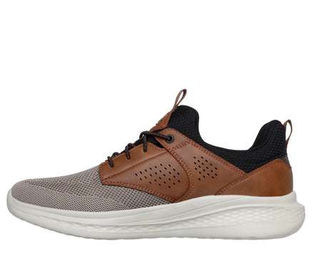 SKECHERS Slade Breyer Brown Tan Relaxed Fit Sneaker Shoe Mens sizes 7-14 NEW