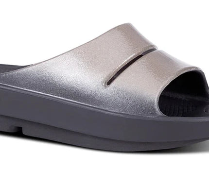 OOFOS OOahh Luxe Latte Slide Sandal Womens Sizes W5-W11 NEW