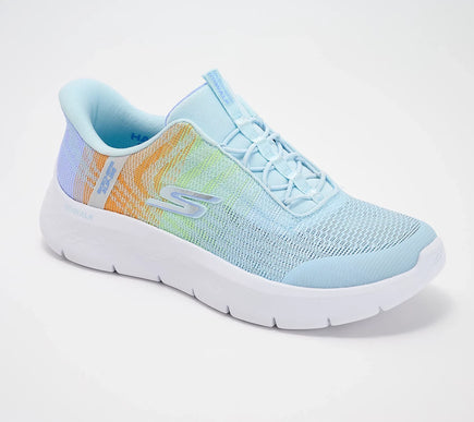 SKECHERS Slip-ins: GO WALK Flex -Nova Blue Multi Sneaker Womens sizes 5-11 NEW