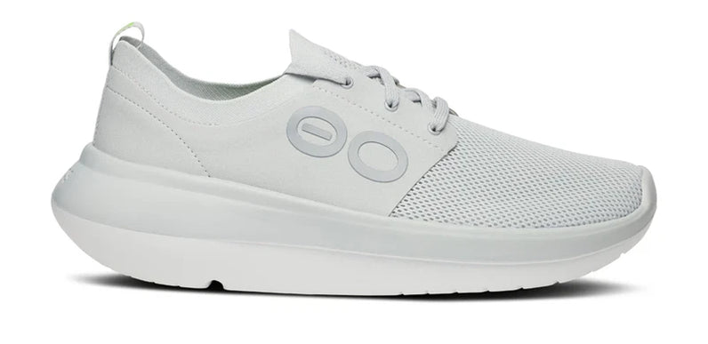OOFOS OOmy Stride White Glacier Walking Shoes Sneakers Mens Sizes M8-M14 NEW