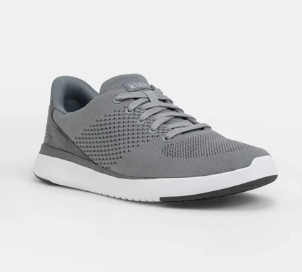 Kizik Lima Grey Knit Hands-Free Slip in Slip On Shoes Mens sizes 9-13