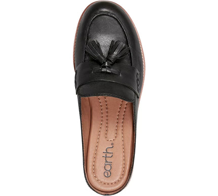 Earth Everett Black Slip-on Mule Casual Loafers  Womens sizes 6-10 NEW M