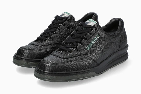 Mephisto Match Black Grain Comfort Walking Lace-up Shoe Mens US Sizes 6-1 5 NEW