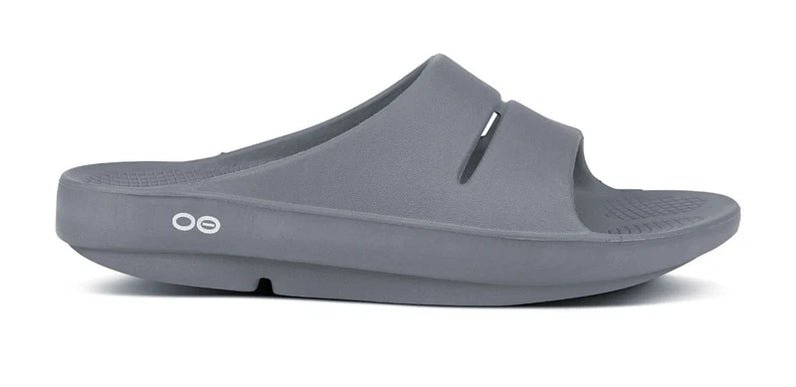 OOFOS OOahh Slide Sandal Slate Mens and Womens Sizes M3/W5-M13/W15 NEW