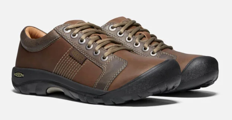 Keen Austin Chocolate Brown Lace-up Loafer Sneaker Shoe Men's 7-17/NEW!!!