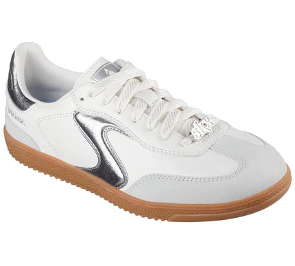SKECHERS Hotshot Cool Glow White Silver Sneaker Women's sizes 5-11/NEW!!!