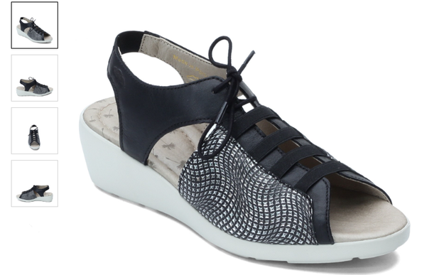 Cloud Hattie Hyp Black Peep Toe Slingback Leather Sandal Womens sizes 36-41/NEW!