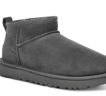 UGG Classic Ultra Mini Grey Boot Bootie Women's US sizes 5-11/NEW!!