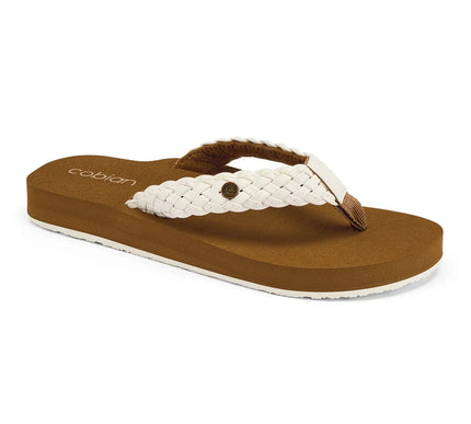 Cobian Braided Bounce White Comfort Sandal Women's US Sizes 5-11 NIB!!