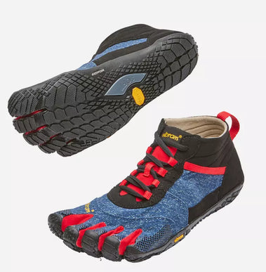 Vibram Fivefingers V-Trek Denim/Red Men's EU sizes 40-50 NEW!!!